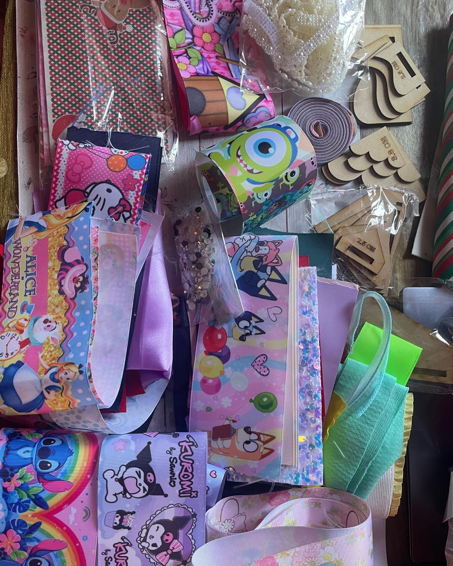 Colourful abstract collage art